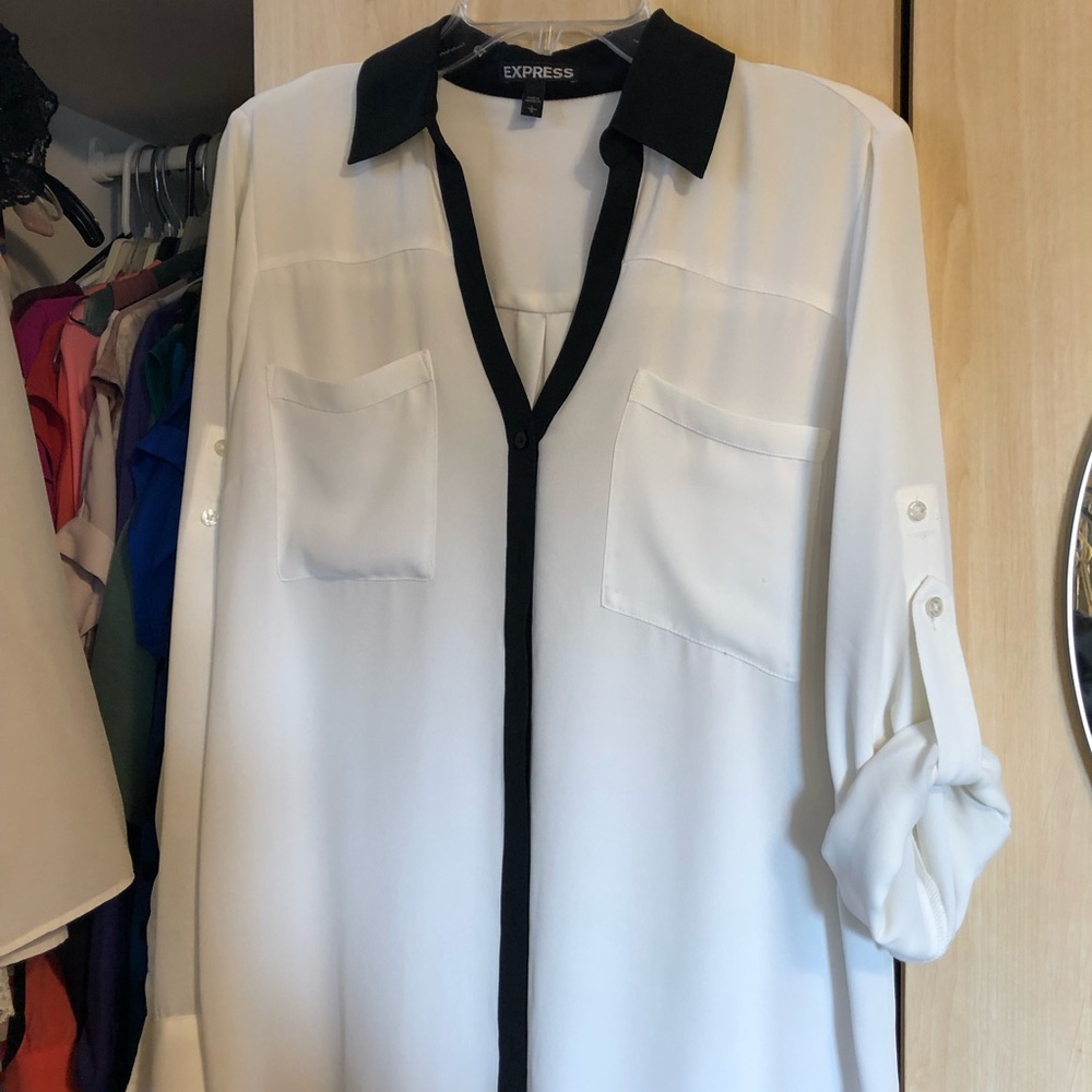 Express Portofino button up blouse